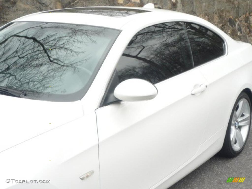 2008 3 Series 335i Coupe - Alpine White / Black photo #22