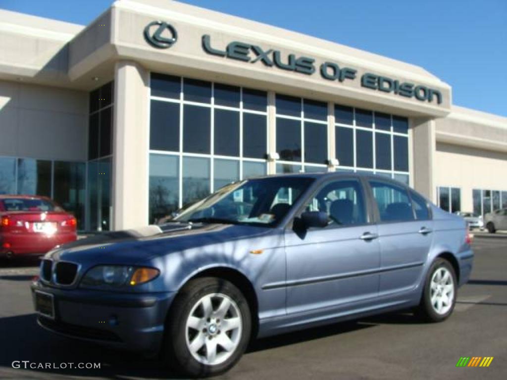 2003 3 Series 325xi Sedan - Steel Blue Metallic / Black photo #1