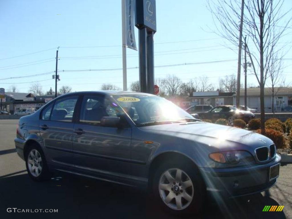 2003 3 Series 325xi Sedan - Steel Blue Metallic / Black photo #3