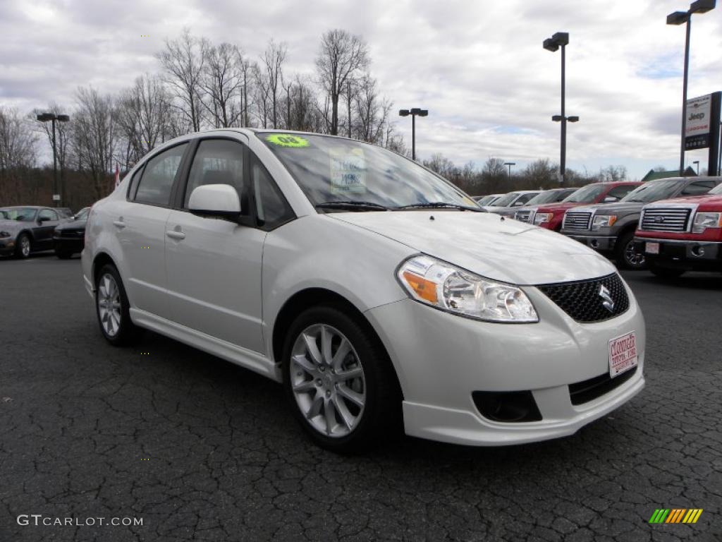 2008 SX4 Sport Sedan - Quicksilver Metallic / Black photo #1