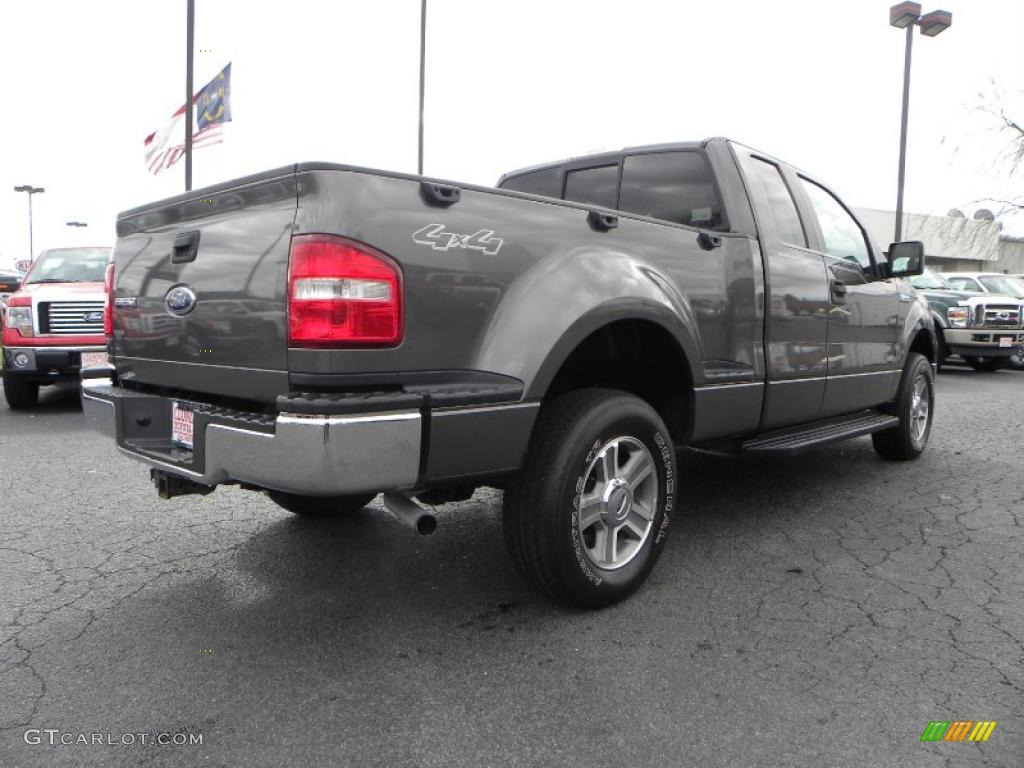 2005 F150 XLT SuperCab 4x4 - Dark Shadow Grey Metallic / Medium Flint Grey photo #3