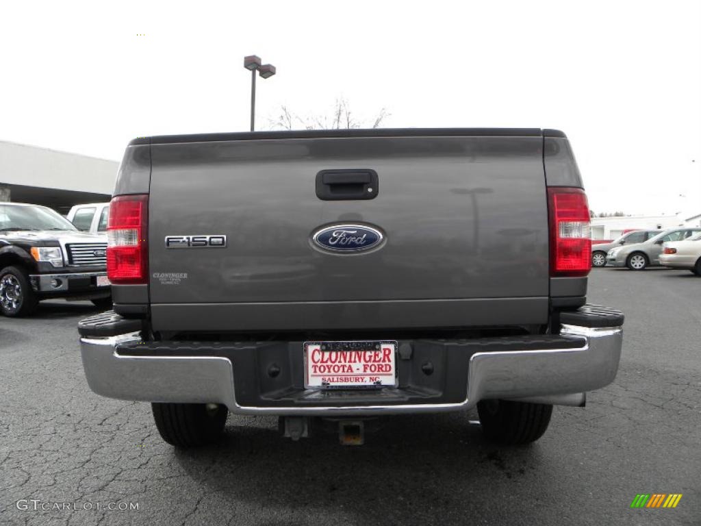 2005 F150 XLT SuperCab 4x4 - Dark Shadow Grey Metallic / Medium Flint Grey photo #4