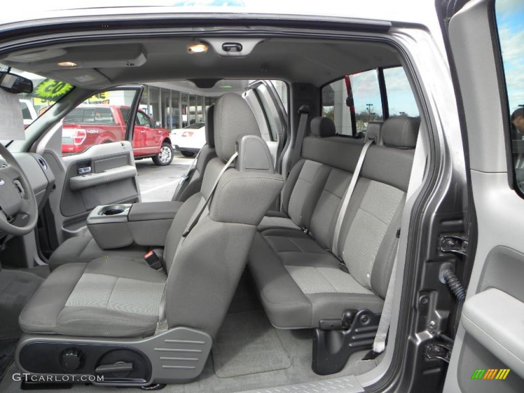 2005 F150 XLT SuperCab 4x4 - Dark Shadow Grey Metallic / Medium Flint Grey photo #9