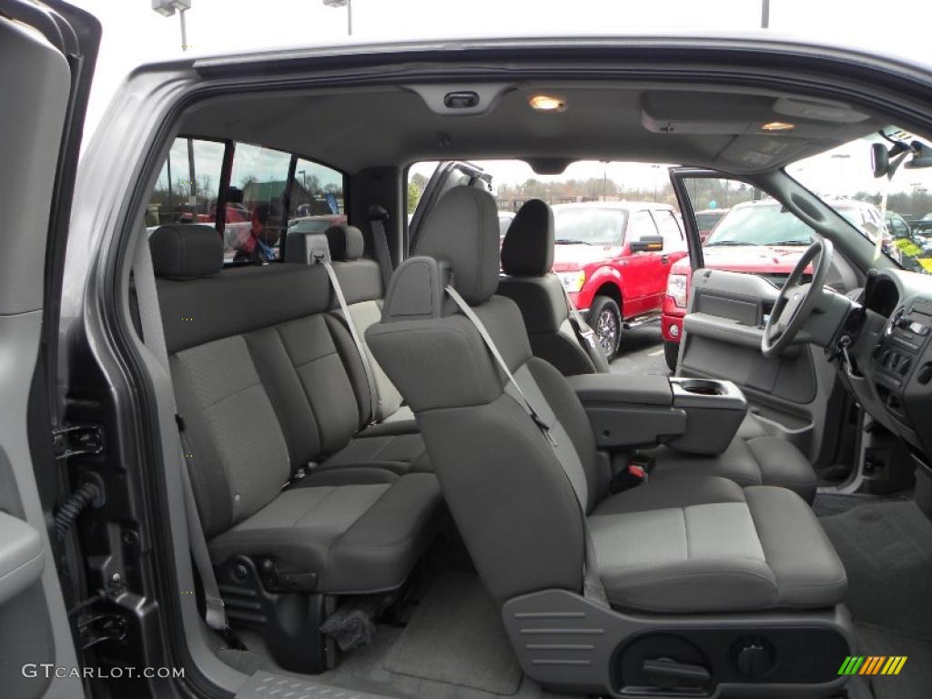 2005 F150 XLT SuperCab 4x4 - Dark Shadow Grey Metallic / Medium Flint Grey photo #11