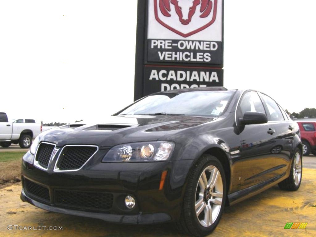 2009 G8 Sedan - Panther Black / Onyx photo #1