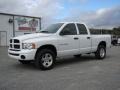 2004 Bright White Dodge Ram 1500 SLT Sport Quad Cab 4x4  photo #1
