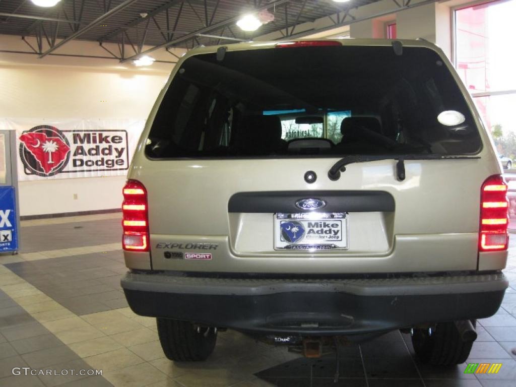 2001 Explorer Sport 4x4 - Harvest Gold Metallic / Medium Prairie Tan photo #4