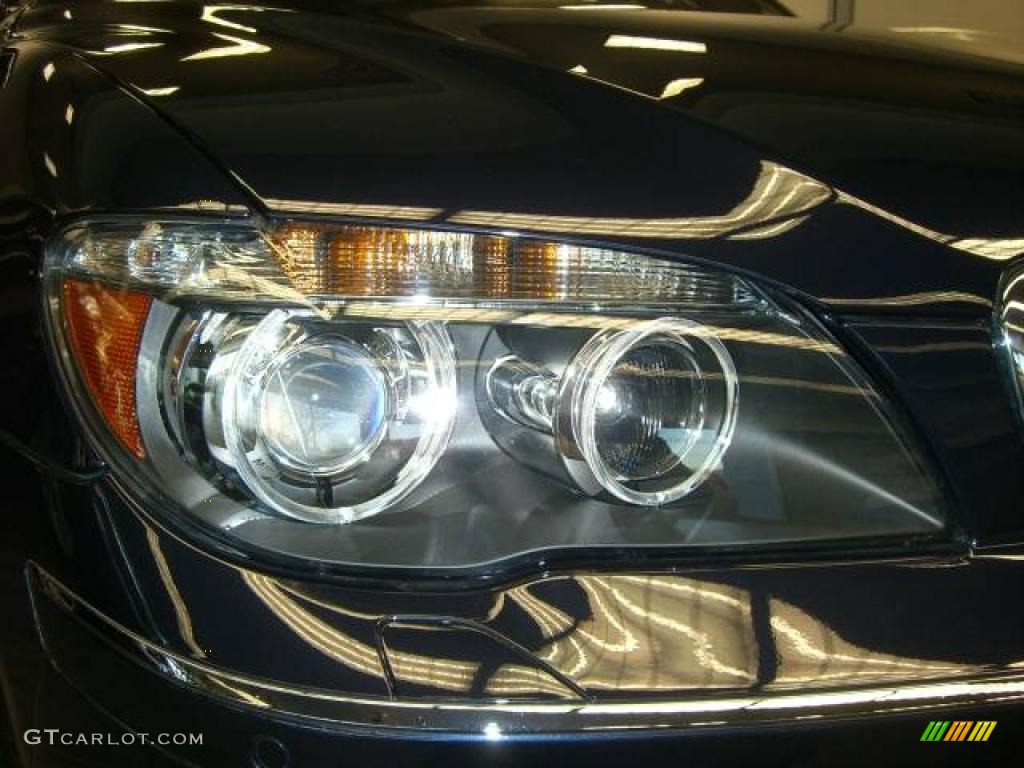 2008 7 Series 750Li Sedan - Monaco Blue Metallic / Cream Beige photo #14