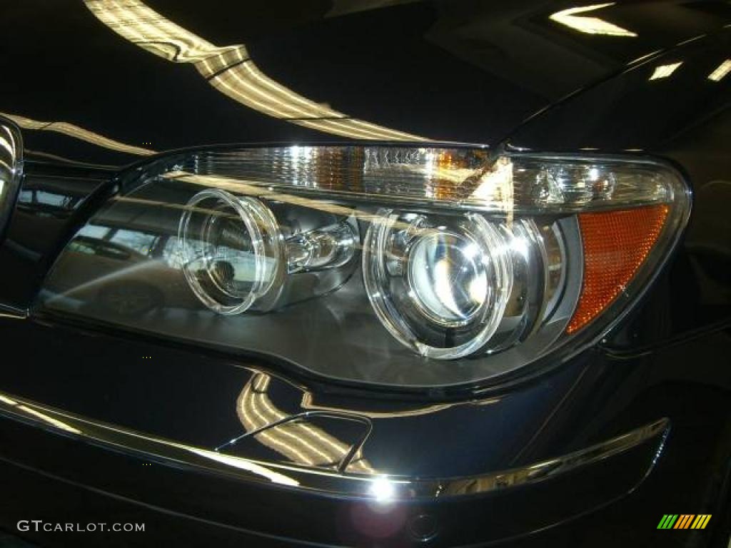 2008 7 Series 750Li Sedan - Monaco Blue Metallic / Cream Beige photo #15