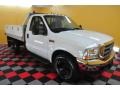 2001 Oxford White Ford F350 Super Duty XL Regular Cab Chassis  photo #1
