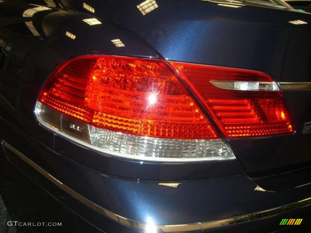 2008 7 Series 750Li Sedan - Monaco Blue Metallic / Cream Beige photo #20