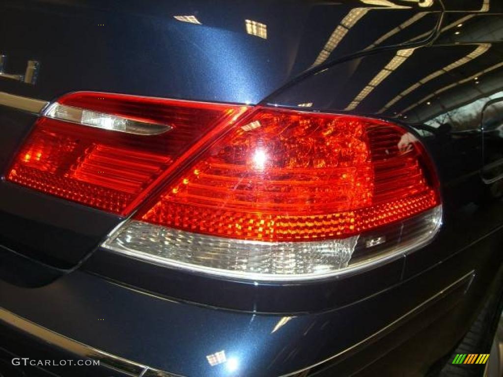 2008 7 Series 750Li Sedan - Monaco Blue Metallic / Cream Beige photo #21