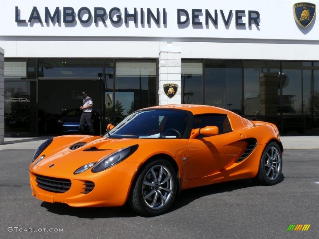 2005 Elise  - Chrome Orange / Black photo #1