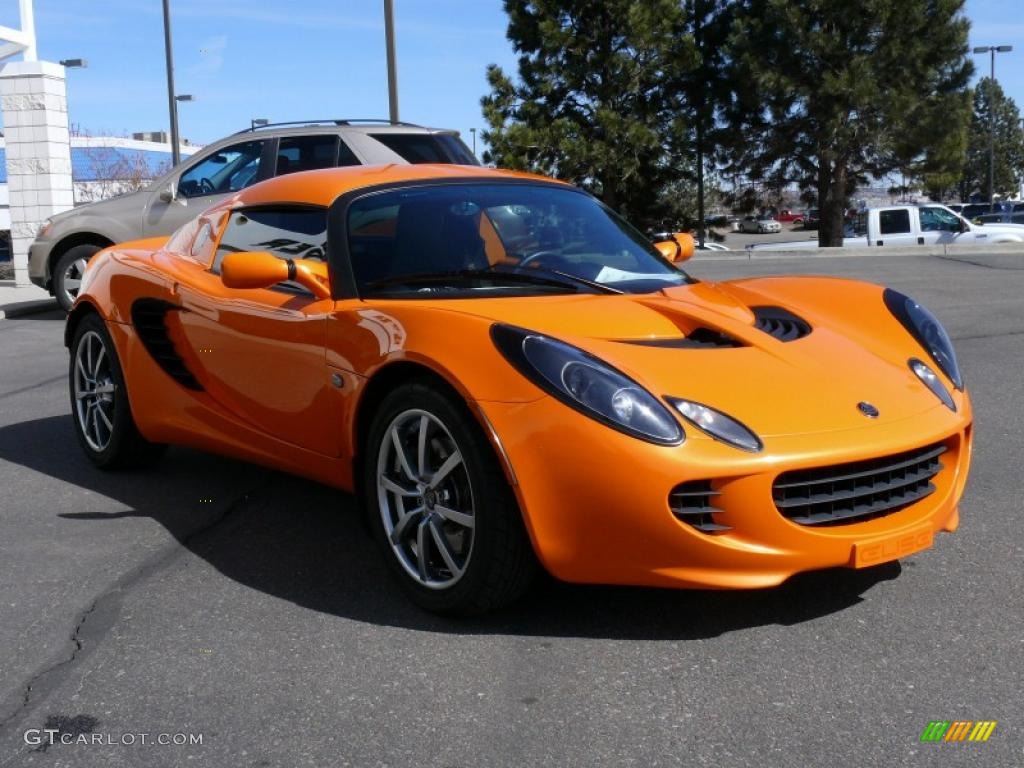 2005 Elise  - Chrome Orange / Black photo #4