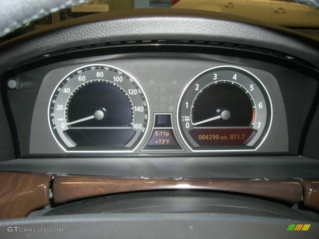 2008 7 Series 750Li Sedan - Monaco Blue Metallic / Cream Beige photo #54