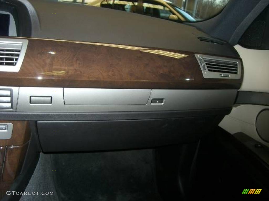 2008 7 Series 750Li Sedan - Monaco Blue Metallic / Cream Beige photo #58