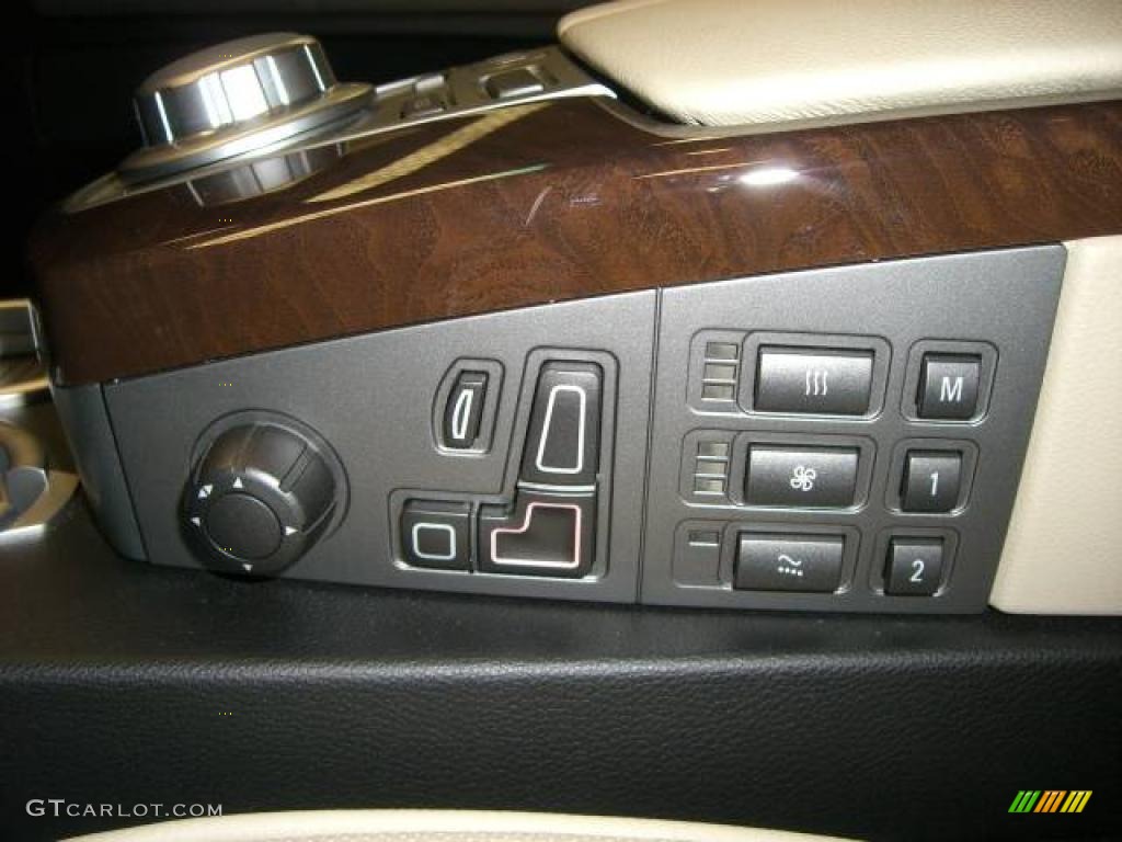 2008 7 Series 750Li Sedan - Monaco Blue Metallic / Cream Beige photo #59