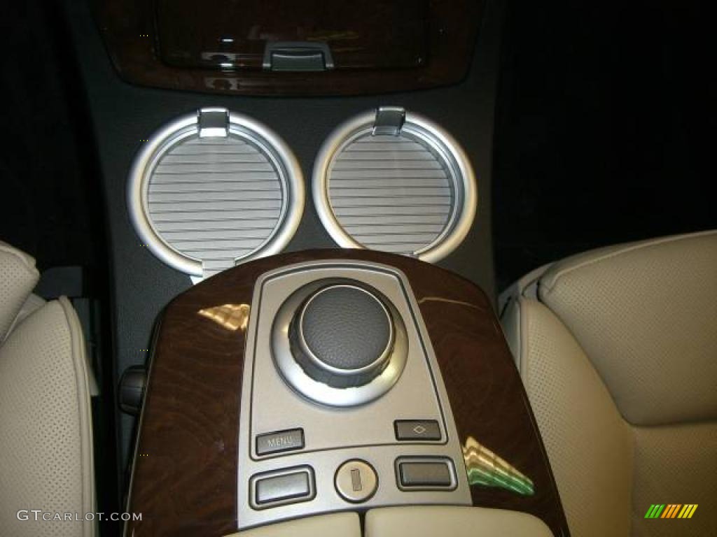 2008 7 Series 750Li Sedan - Monaco Blue Metallic / Cream Beige photo #60