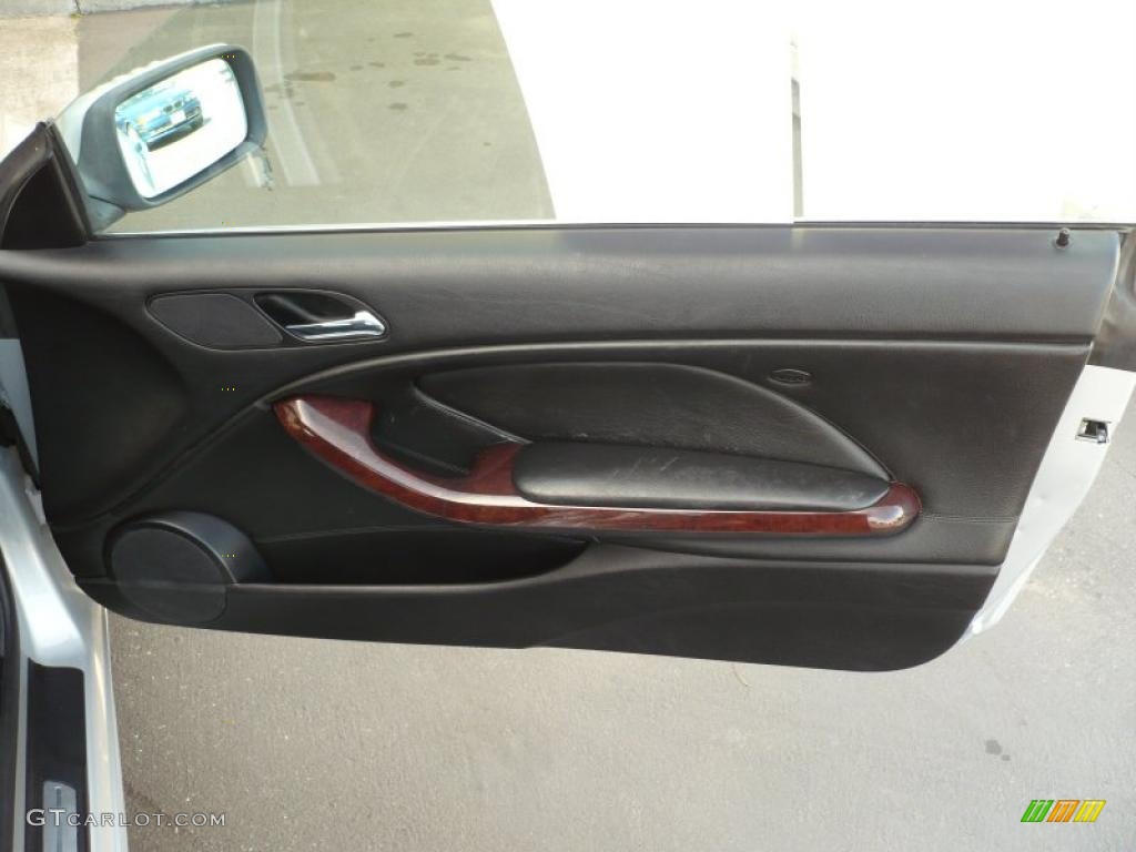 2001 3 Series 330i Coupe - Titanium Silver Metallic / Black photo #12