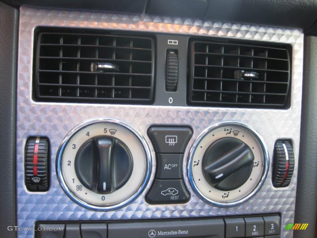 2003 SLK 230 Kompressor Roadster - Pewter Silver Metallic / Charcoal photo #13