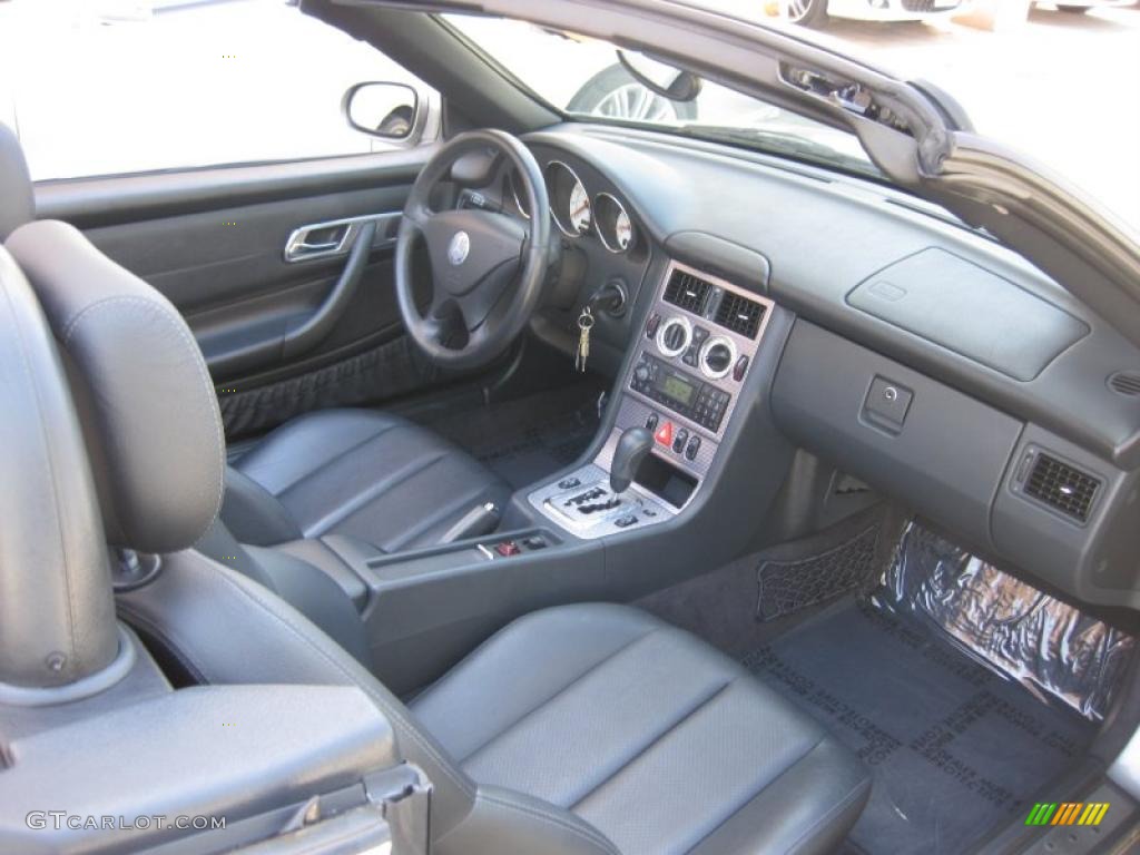 2003 SLK 230 Kompressor Roadster - Pewter Silver Metallic / Charcoal photo #28