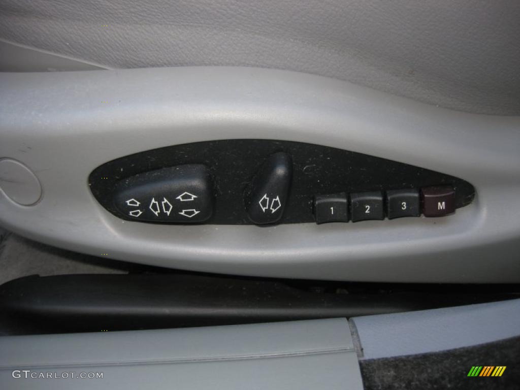 2003 3 Series 325i Sedan - Steel Blue Metallic / Grey photo #9