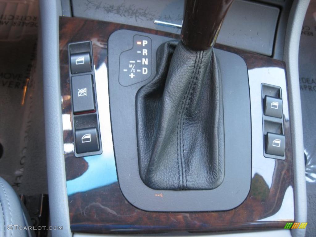 2003 3 Series 325i Sedan - Steel Blue Metallic / Grey photo #14