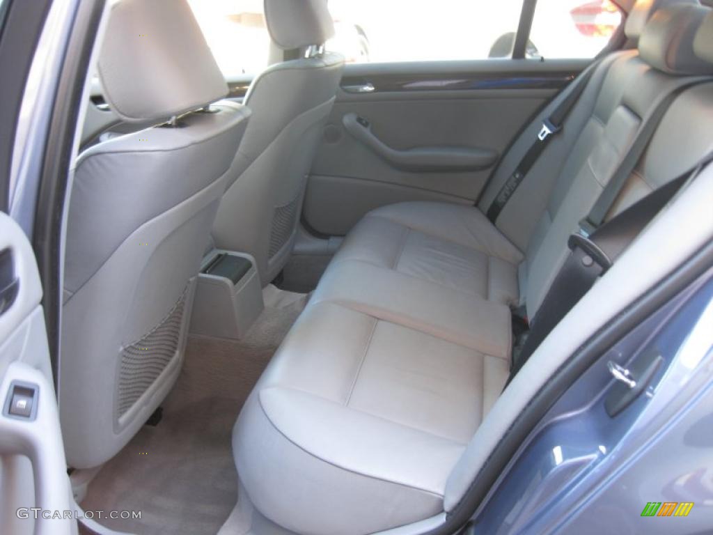 2003 3 Series 325i Sedan - Steel Blue Metallic / Grey photo #21