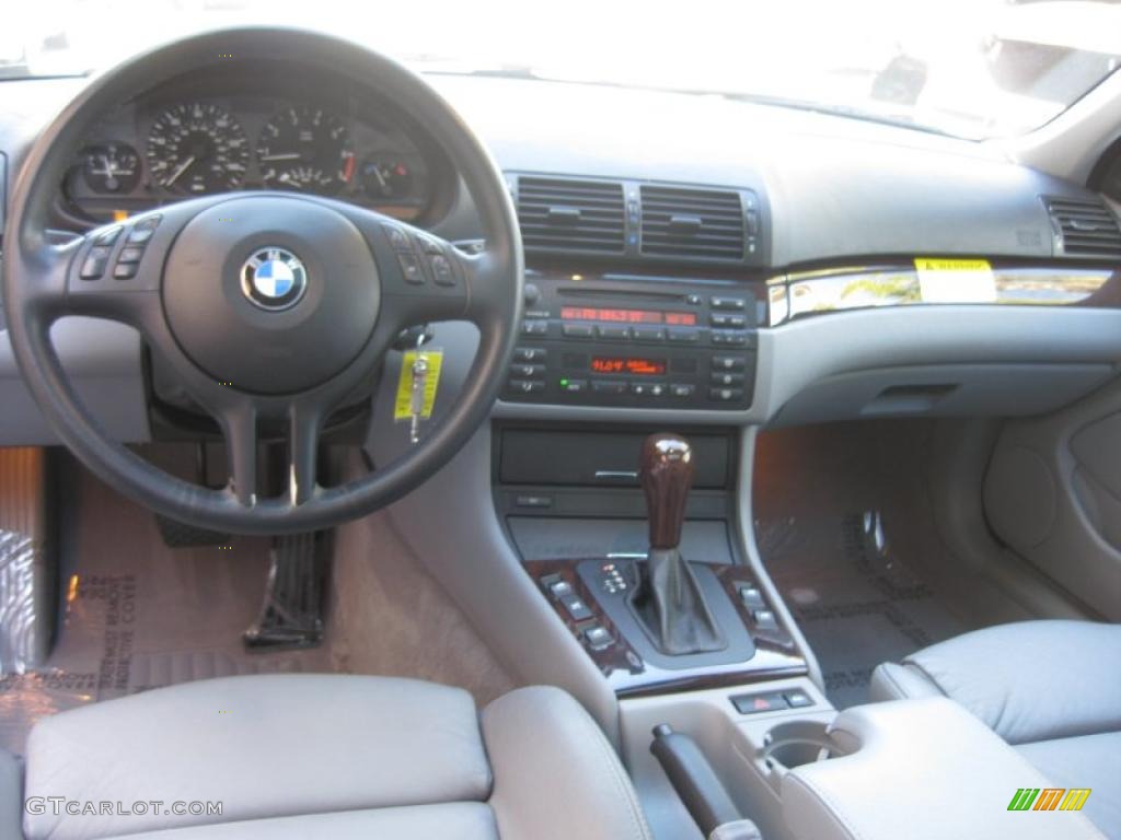 2003 3 Series 325i Sedan - Steel Blue Metallic / Grey photo #25