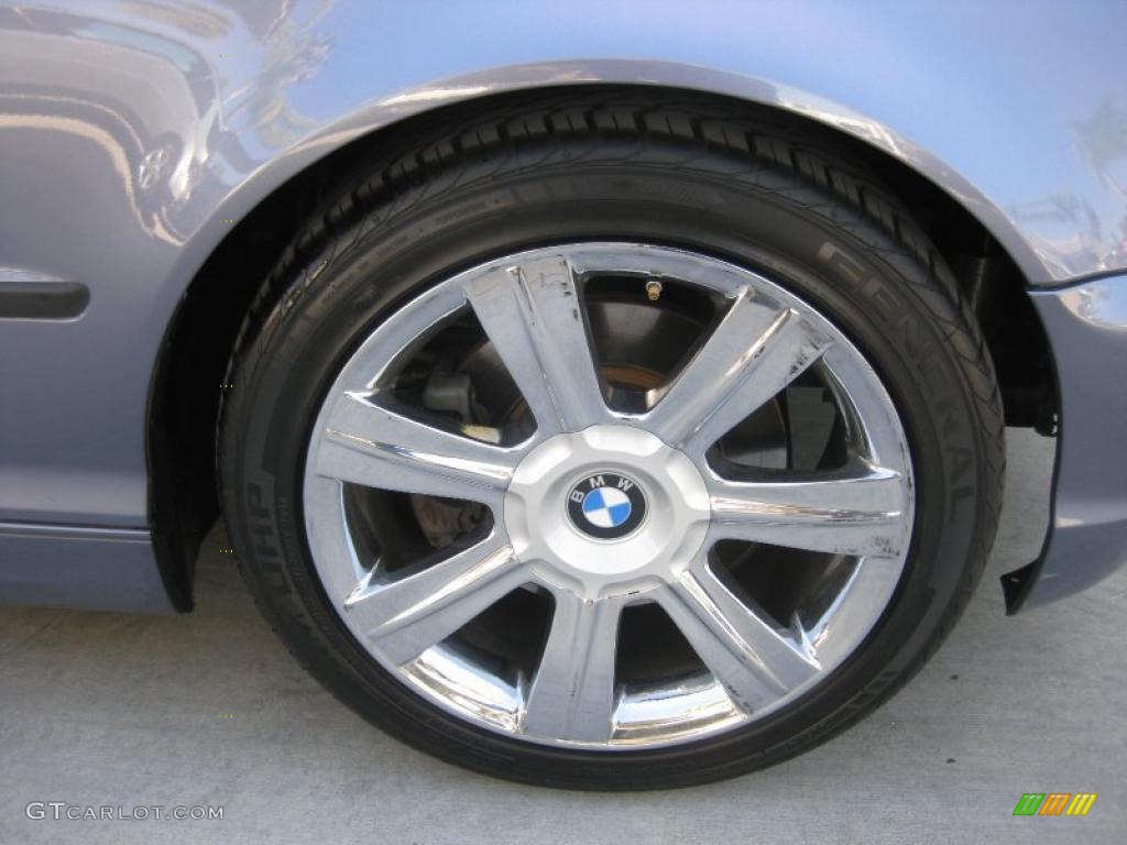 2003 3 Series 325i Sedan - Steel Blue Metallic / Grey photo #30