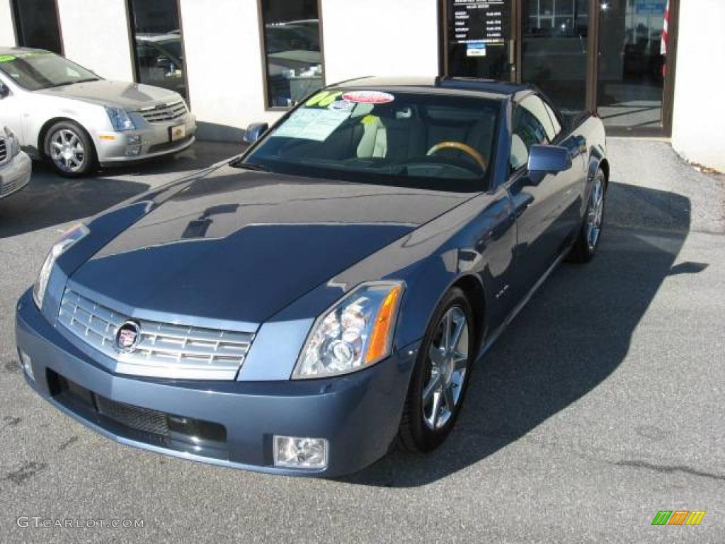 2006 XLR Roadster - Blue Steel / Shale photo #15