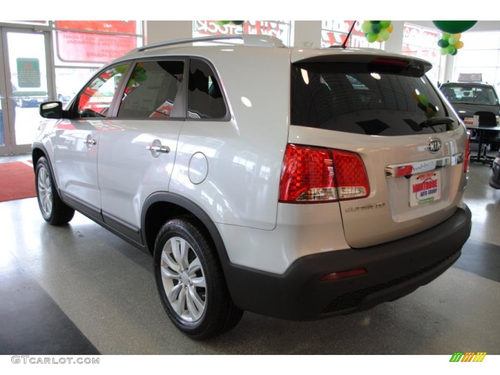 2011 Sorento EX - Bright Silver / Black photo #5