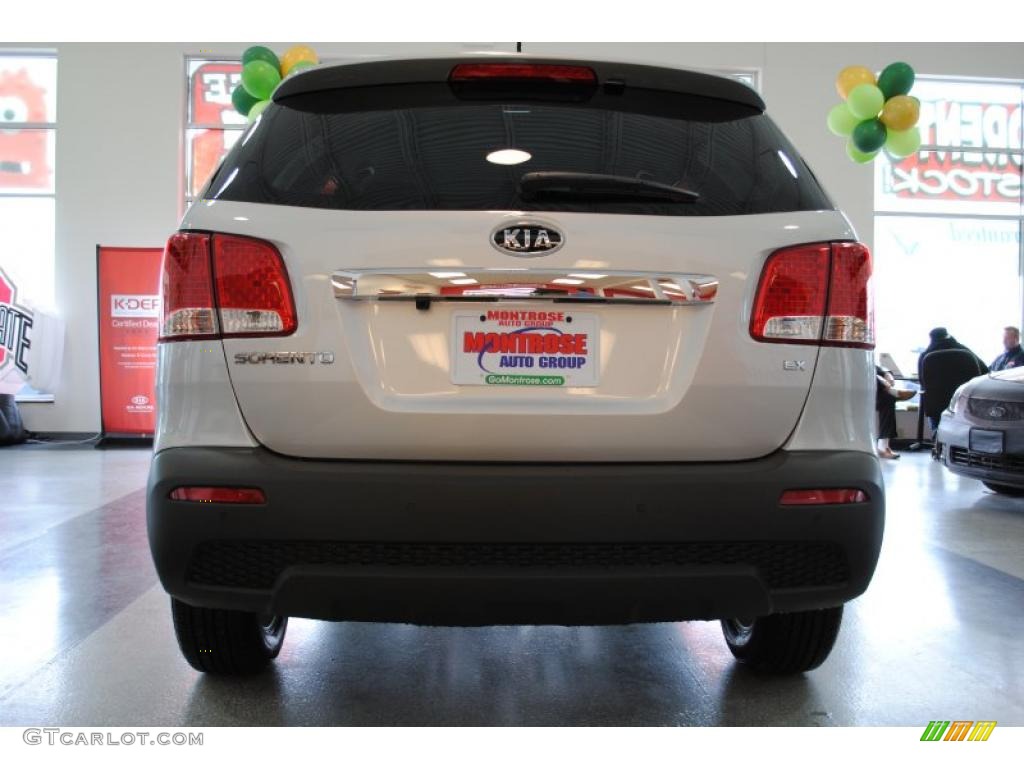 2011 Sorento EX - Bright Silver / Black photo #7