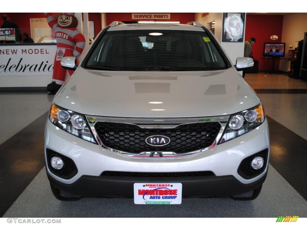 2011 Sorento EX - Bright Silver / Black photo #11
