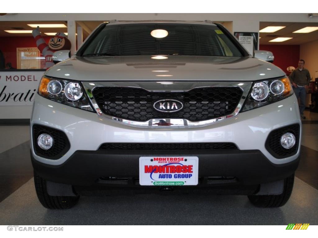 2011 Sorento EX - Bright Silver / Black photo #12