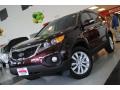 2011 Dark Cherry Kia Sorento EX  photo #2