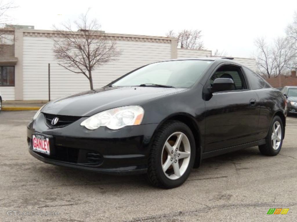 2002 RSX Sports Coupe - Nighthawk Black Pearl / Ebony Black photo #1