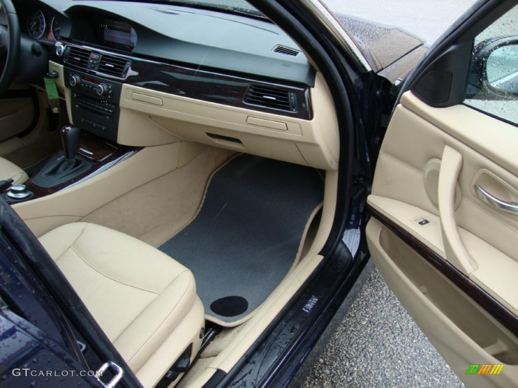 2007 3 Series 335xi Sedan - Monaco Blue Metallic / Beige photo #16