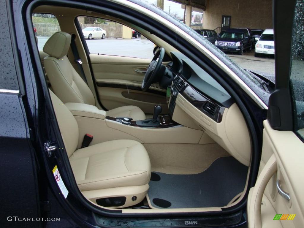 2007 3 Series 335xi Sedan - Monaco Blue Metallic / Beige photo #18