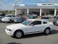 2009 Performance White Ford Mustang V6 Premium Coupe  photo #1