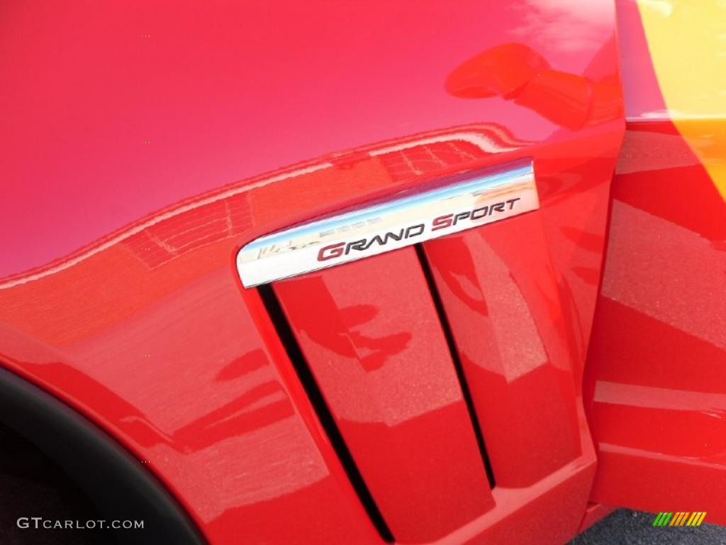 2010 Corvette Grand Sport Convertible - Torch Red / Titanium Gray photo #11