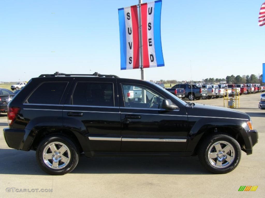 2006 Grand Cherokee Limited - Black / Medium Slate Gray photo #6