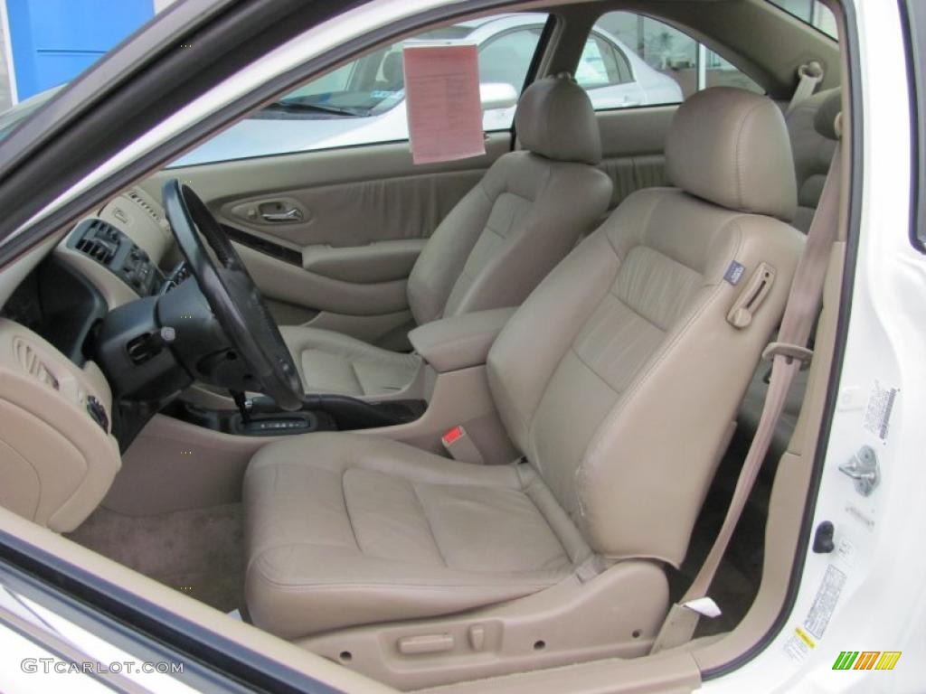 2000 Accord EX V6 Coupe - Taffeta White / Ivory photo #9