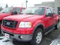 2007 Bright Red Ford F150 FX4 SuperCab 4x4  photo #1