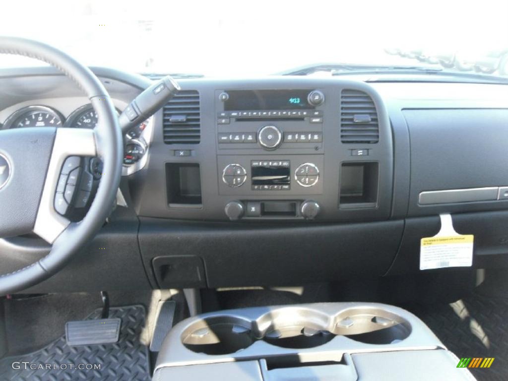 2010 Silverado 1500 LT Extended Cab - Sheer Silver Metallic / Ebony photo #13