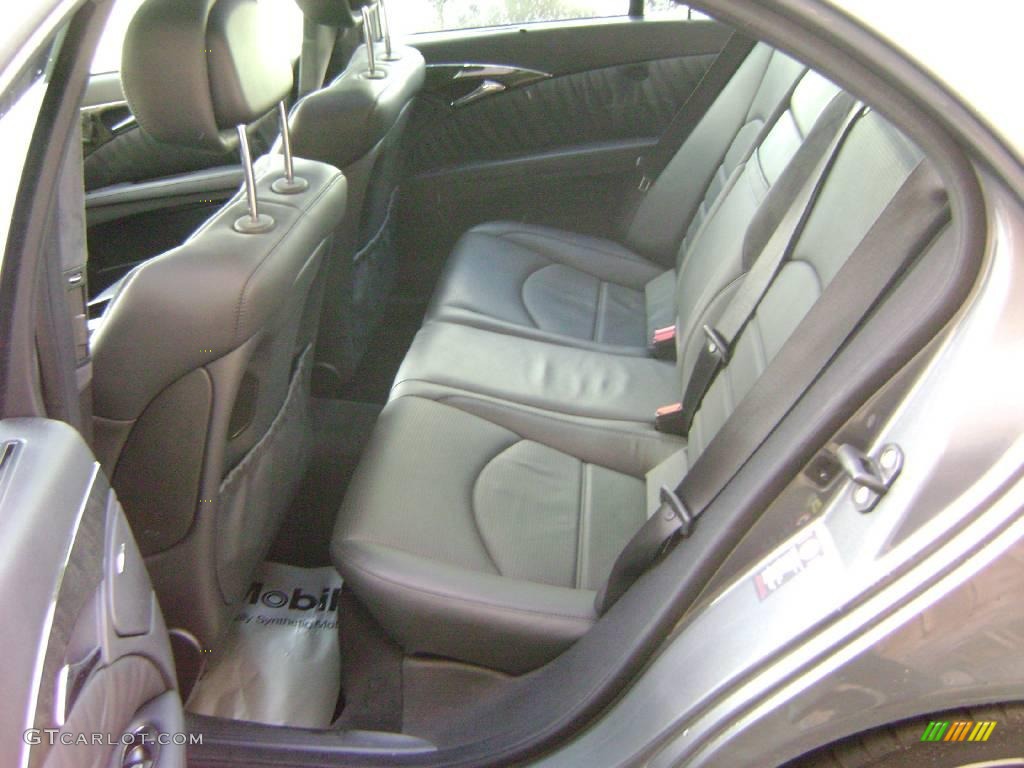 2007 E 63 AMG Sedan - Flint Grey Metallic / Black photo #17