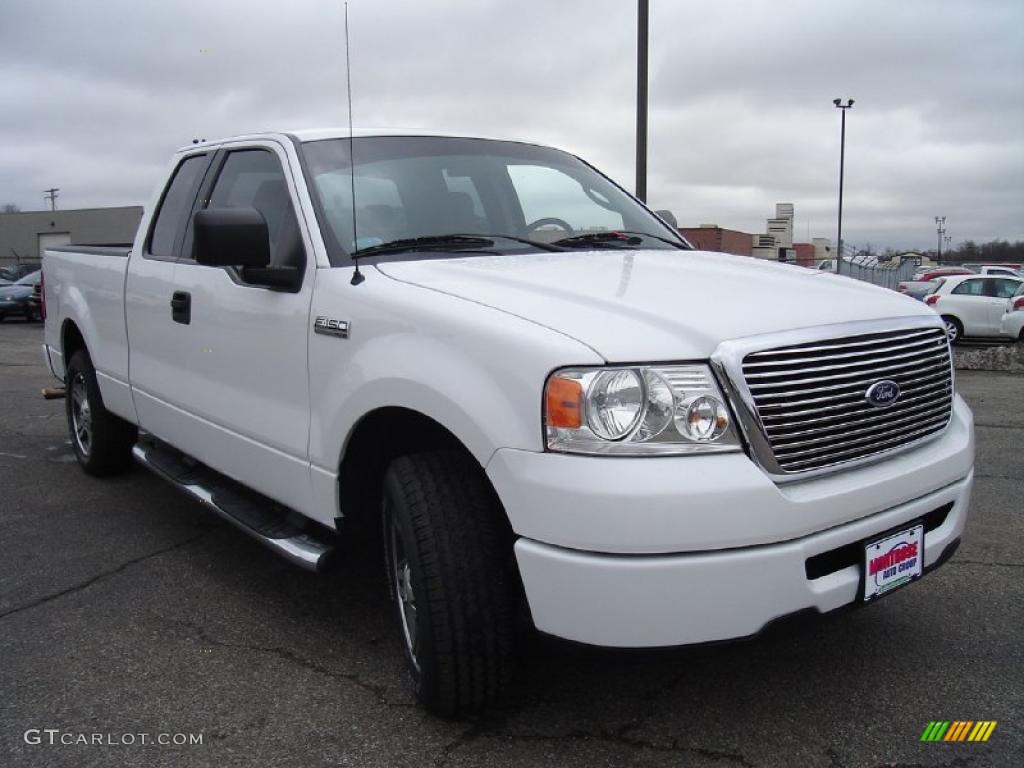 2006 F150 XLT SuperCab - Oxford White / Medium Flint photo #7