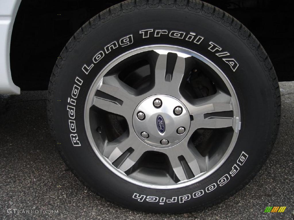 2006 F150 XLT SuperCab - Oxford White / Medium Flint photo #11