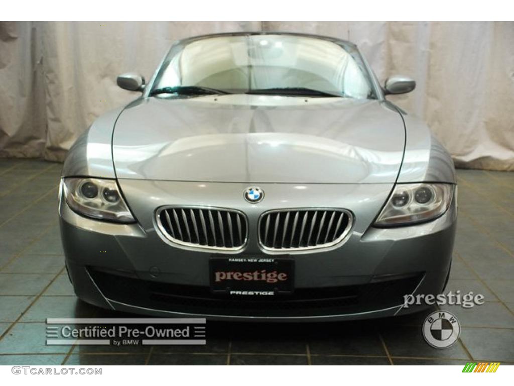 2008 Z4 3.0si Roadster - Space Grey Metallic / Black photo #7