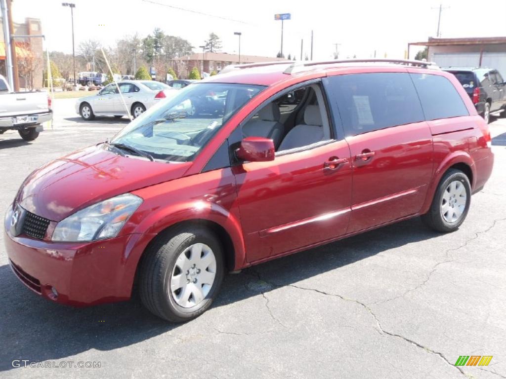 2006 Quest 3.5 - Red Brawn Metallic / Gray photo #1